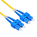 Stock 6 meter SC UPC to SC UPC Singlemode Duplex Fiber Optic Patch Cable