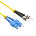 Stock 7 meter ST UPC to SC UPC Singlemode Duplex Fiber Optic Patch Cable