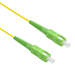 Stock 1 meter SC APC to SC APC Singlemode Simplex Fiber Optic Patch Cable