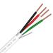 Premium 18/4 AWG Shielded Plenum Rated Indoor/Outdoor Security Camera, Control, Sound, and Alarm Cable - WHITE 1000FT - Reel in Box -Stranded Copper Conductors, CMP, CL3P, FPLP, FT6 by Syston