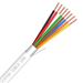 Premium 18/8 AWG Shielded Plenum Rated Indoor/Outdoor Security Camera, Control, Sound, and Alarm Cable - WHITE 1000FT - EZ-Pull Box -Stranded Copper Conductors, CMP, CL3P, FPLP, FT6 by Syston