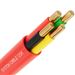 Premium 18/4 AWG Plenum Rated Indoor/Outdoor Fire Alarm Cable - RED 1000FT - EZ-Pull Box - Solid Copper Conductors, FPLP, CL3P, FT6 by Syston