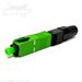 QuickTreX&reg; Singlemode SC APC Pre-Polished Simplex Fiber Optic Quick Connector