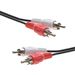6 FT RCA Male to Male x 2 Cable