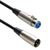 50 FT XLR 3 Pin Male to Female Balanced Audio Microphone Cable with Metal Nickel Plated Shell