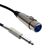 10 FT XLR 3 Pin Female to 1/4 Inch TRS Balanced Audio Microphone Cable with Metal Nickel Plated Shell and Connectors