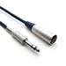 100 FT XLR 3 Pin Male to 1/4 Inch TRS Balanced Audio Microphone Cable with Metal Nickel Plated Shell and Connectors