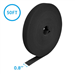 50 Ft Hook and Loop Strap Tape 0.8 Inch Wide Adjustable Reusable Cut to Length Black Roll