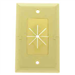 Split Wall Plate with Flexible Opening for Cable Concealment - Easy Installation