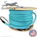 10 Strand Indoor Plenum Rated Interlocking Armored Multimode 10-GIG OM3 50/125 Custom Pre-Terminated Fiber Optic Cable Assembly - Made in the USA by QuickTreX®