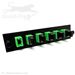 6 MTP/MPO APC Singlemode LGX Adapter Panel for Mating Male to Female MTP®/MPO Fiber Optic Cables - Key Up / Key Down - by QuickTreX®