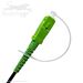 QuickTreX&reg; SC, ST, FC UPC and APC 2.5mm Ferrule Fiber Optic Connector Dust Cap with Anti-Loss Lanyard - Pack of 25 Pieces