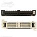 12 Port Cat 6 Ethernet Patch Panel - Front / Back
