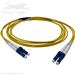 Stock 7 meter LC UPC to LC UPC Armored Singlemode OS2 Duplex Plenum Rated OFCP Fiber Optic Patch Cable by QuickTreX®