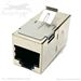 QuickTreX&reg; Premium Cat 6A 10 GIG Shielded Inline RJ45 Keystone Mount Component Rated Coupler - TAA Compliant - RoHS Compliant and UL Listed