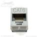 QuickTreX Premium Cat 6 Keystone Jack Gold Plated Contacts