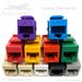 QuickTreX Premium Cat 6 Keystone Jack Color Options