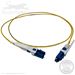 Custom Uniboot and Push-Pull Tab Plenum Rated Singlemode 9/125 Premium Duplex Fiber Optic Patch Cable with Corning® Glass - Made in the USA by QuickTreX®