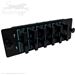 12 MTP/MPO Multimode OM3 and OM4 Ultra High Density (UHD) Adapter Panel for Mating Male to Female MTP®/MPO Fiber Optic Cables - Key Up / Key Down - by QuickTreX®