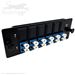 12 Fiber LC UPC Singlemode 9/125 Ultra High Density (UHD) Fiber Optic Adapter Panel by QuickTreX®