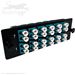 24 Fiber LC Multimode 50/125 OM3/4 Ultra High Density (UHD) Fiber Optic Adapter Panel by QuickTreX®