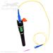 Shown Putting Light on a Singlemode SC to SC Simplex Patch Cable