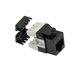 Cat 5E Keystone Jack - 180 Degree Punch Down - RoHS Compliant and UL Listed