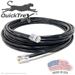 Cat 6 Outdoor Direct Burial Rated Custom Ethernet Patch Cable - Made in USA by QuickTreX®