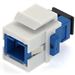 SC UPC Simplex Singlemode Fiber Optic Keystone Coupler by QuickTreX