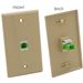 SC APC Simplex Singlemode Fiber Optic Keystone Coupler by QuickTreX