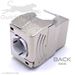 QuickTreX Cat 6 Shielded Tooless 180 Degree Keystone Jack