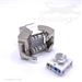 QuickTreX Cat 6 Shielded Tooless 180 Degree Keystone Jack