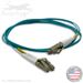 LC to LC Plenum Rated Multimode 10-GIG OM3 50/125 Premium Custom Duplex Fiber Optic Patch Cable with Corning® Glass - Made in the USA by QuickTreX®