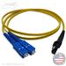 MTRJ to SC Plenum Rated Singemode 9/125 Premium Custom Duplex Fiber Optic Patch Cable with Corning® Glass - Made in the USA by QuickTreX®
