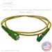 LC APC to LC APC Plenum Rated Singemode 9/125 Premium Custom Duplex Fiber Optic Patch Cable