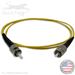 ST to FC Plenum Rated Singemode 9/125 Premium Custom Simplex Fiber Optic Patch Cable with Corning® Glass - Made in the USA by QuickTreX®
