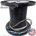 6 Strand Indoor/Outdoor Singlemode Custom Pre-Terminated Fiber Optic Cable Assembly with Corning® Glass - Made in the USA by QuickTreX®