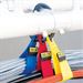 1-1/2 Inch By 12 Inch CableCarrier-LG with 4.5 Inch Heavy Duty Locking Carabiner - 4 Pack