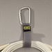 One Inch Wide by 9 CableCarrier with Silver Carabiner - 10 Pack