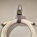 One Inch Wide by 9 CableCarrier with Silver Triangle Carabiner - 10 Pack