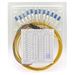 3 meter LC 12 Fiber Flat Ribbon Jacketed OFNR Singlemode Fiber Optic Pigtail Kit Assembly