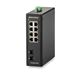 8 Port Gigabit PoE+ Unmanaged Rugged Industrial (Extreme Temp) Network Switch with 2 Gigabit SFP Ports - I100 Series by Signamax