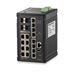 16 Port Gigabit PoE+ Managed Rugged Industrial (Extreme Temp) Network Switch with 4 Gigabit SFP Ports - I300 Series by Signamax