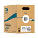 Cat 6 UTP Solid 24AWG 600MHz Riser Rated (CMR) Ethernet Cable with Spline 250 Ft by DG Network Solutions