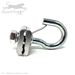Aerial Cable Lashing Clamp with Snap Hook - 1 Inch Galvanized Steel Hook and Aluminum Alloy Clamp by QuickTreX
