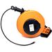 49.21 Ft (15 Meter) Cat 6A Shielded Wall / Ceiling Mountable Retractable Ethernet Patch Cable and Reel with Built-In Cat 6A RJ45 Jack - Made in Germany by Schill®