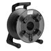 Schill GT 380 Professional Cable Reel w/ Auxiliary Spool w/ Velcro Strap, Feed-Through Hole, Grommet, and Clamp in Core for Unconnectorized Cable Entry / Strain Relief and Second 50mm Hole for Larger Preconnectorized Cable Assemblies