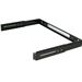1U Hinged Extendable / Adjustable (9.75 to 13.5 Inch) 19 Inch Wall Bracket for Mounting Patch Panels and Wire Management Panels