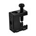 3/4 Inch Opening Adjustable Steel Beam Clamp for Mounting J-Hooks to Structural Beams - Black - 50 Pack