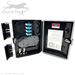 16 Adapter (1 - 32 Fiber) Premium Heavy Duty Water-resistant Outdoor IP65 Rated Wall Mount / Pole Mount Fiber Optic Distribution Enclosure with Wire Management, 12 Fiber Splice Tray, Splice Sleeves, and Locking Door with Key by QuickTreX®